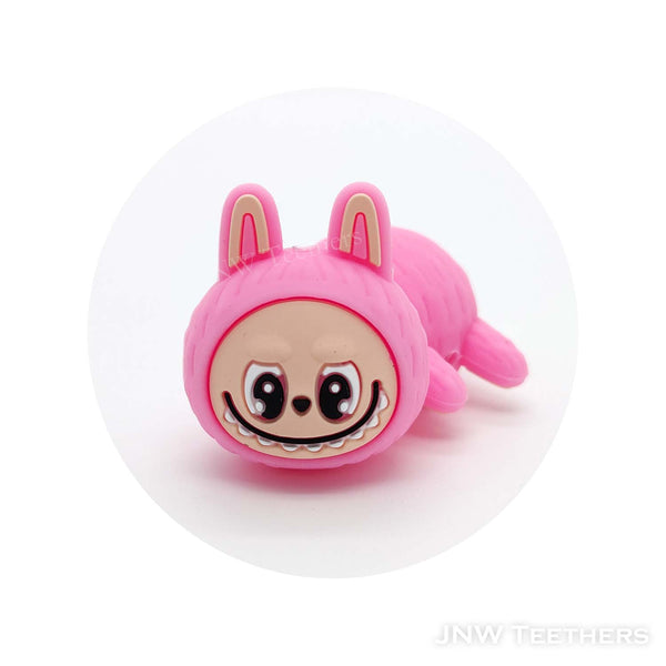 Monster Dolls pink silicone beads