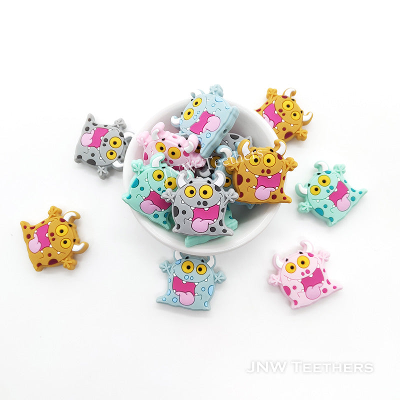 Monster silicone focal beads