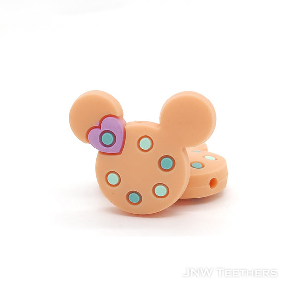 Mouse Head Silicone Focal Beads