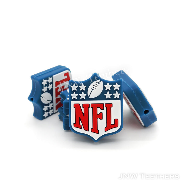 NFL Football Teams silicone focal beads
