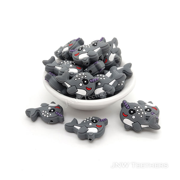 Pack 5 Perles Focales de Pâques en Silicone