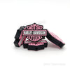 Pink Motorcycle Silicone Focal Beads