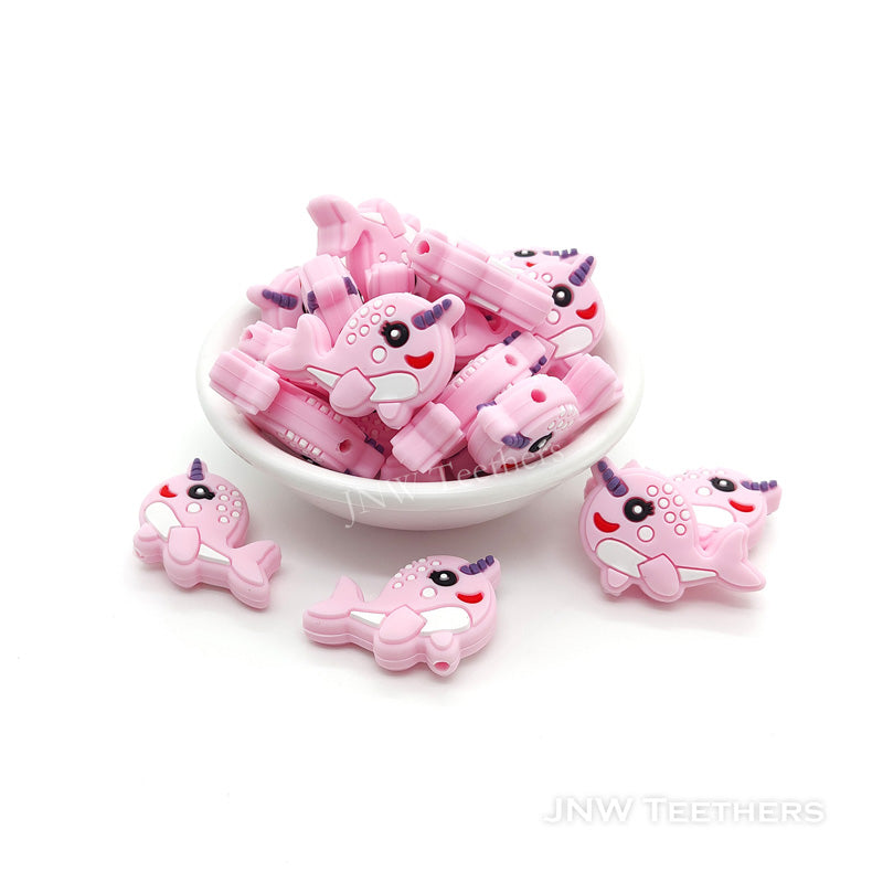 Pack 5 Perles Focales de Pâques en Silicone