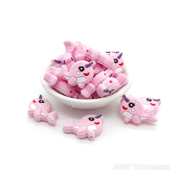 Pack 5 Perles Focales de Pâques en Silicone