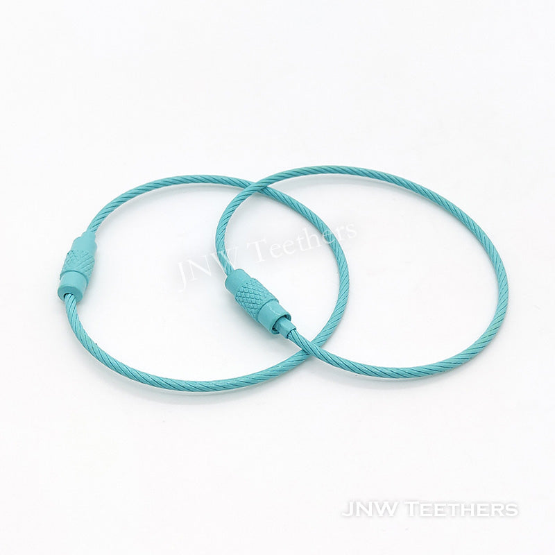 JNW Teethers stainless steel cable key ring wire aruba