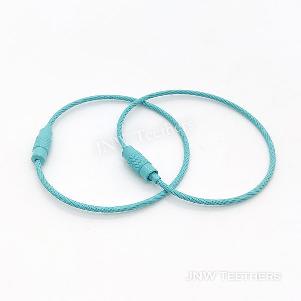 JNW Teethers stainless steel cable key ring wire aruba