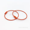 JNW Teethers Stainless Steel Screw Lock Wire Keychain Keyring