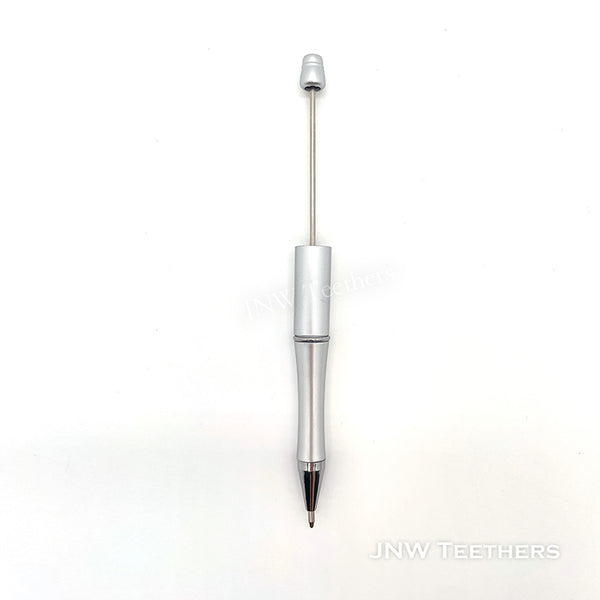 Pack 20 Plastic Beadable Pens DIY Bead Ballpoint Pens - Pattern A