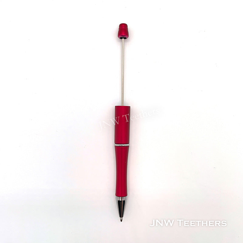 Pack 20 Plastic Beadable Pens DIY Bead Ballpoint Pens - Pattern A