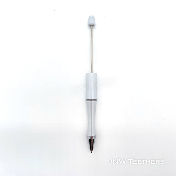 Pack 20 Plastic Beadable Pens DIY Bead Ballpoint Pens - Pattern A