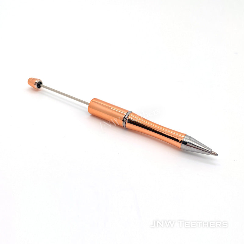 Soft gold plating plastic beadable pens