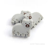 Polar Bear Silicone Focal Beads