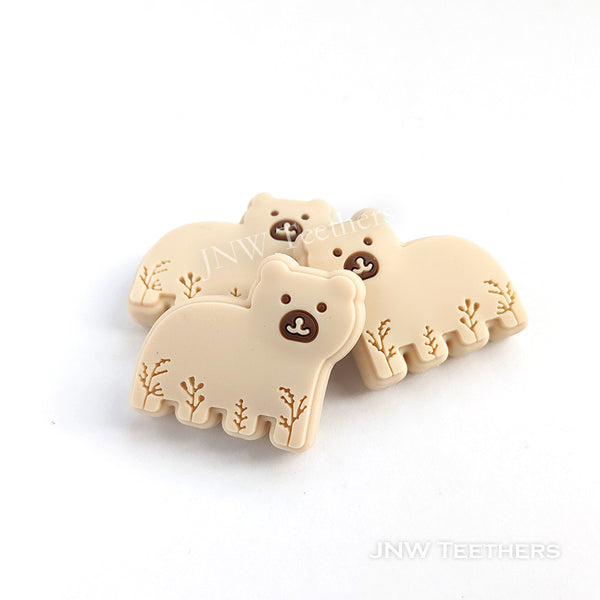 Polar Bear Silicone Focal Beads