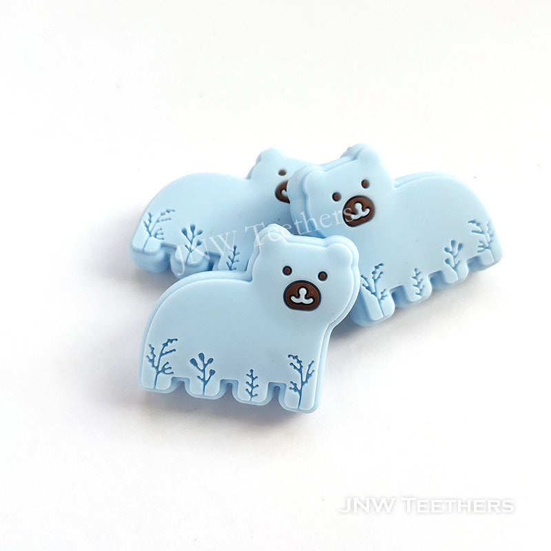 Polar Bear Silicone Focal Beads