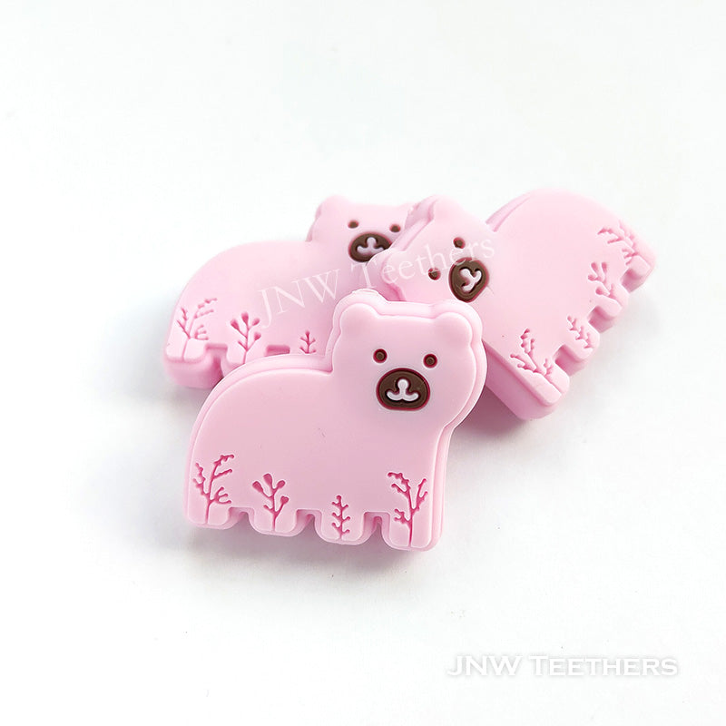 Polar Bear Silicone Focal Beads