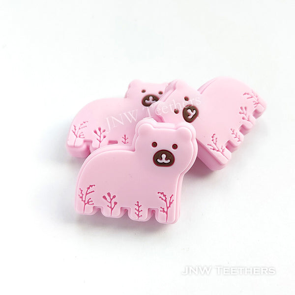 Polar Bear Silicone Focal Beads