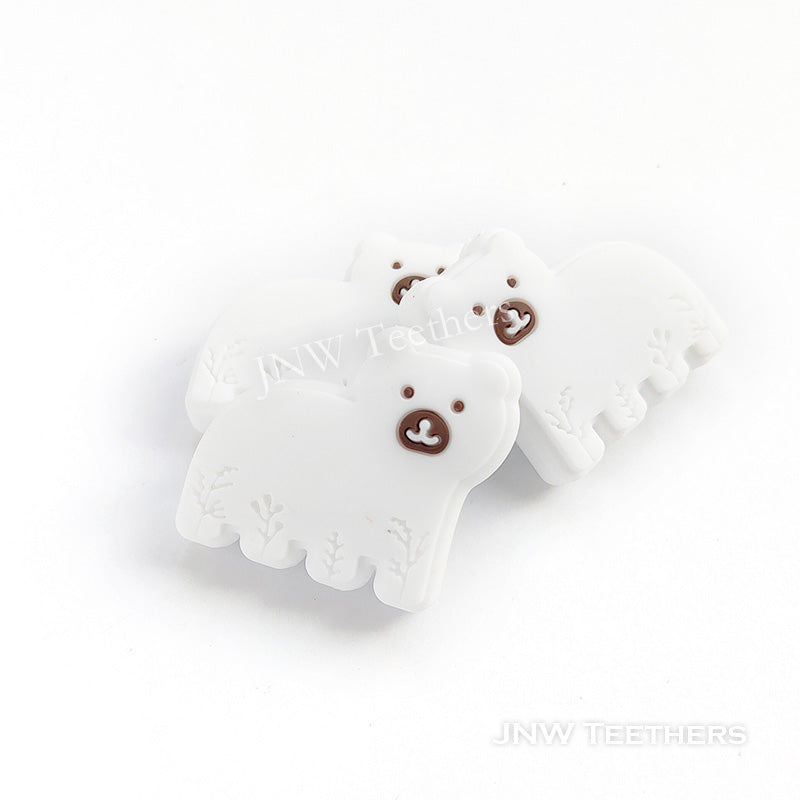 Polar Bear Silicone Focal Beads