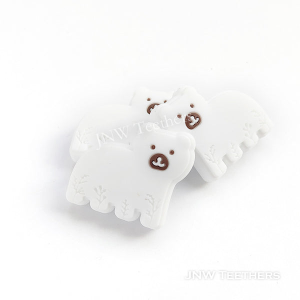 Polar Bear Silicone Focal Beads