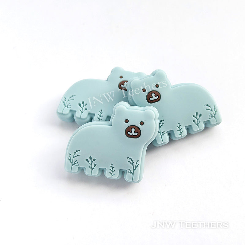 Polar Bear Silicone Focal Beads