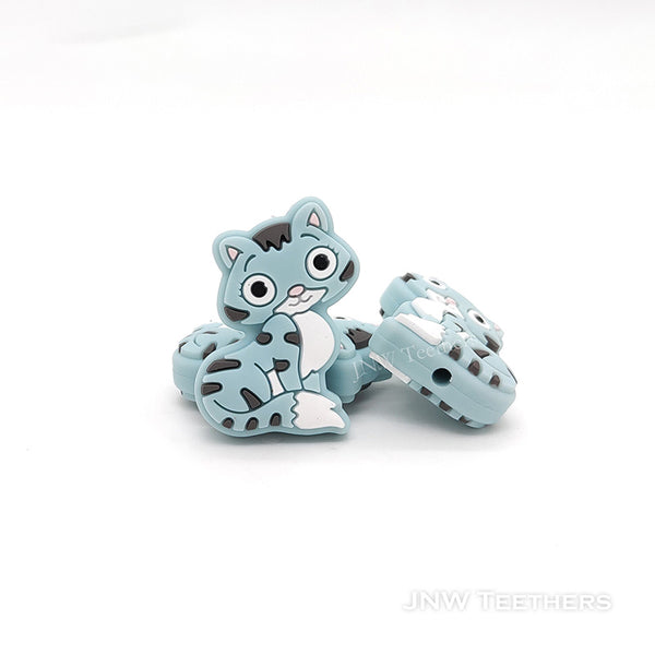 kitten silicone focal beads