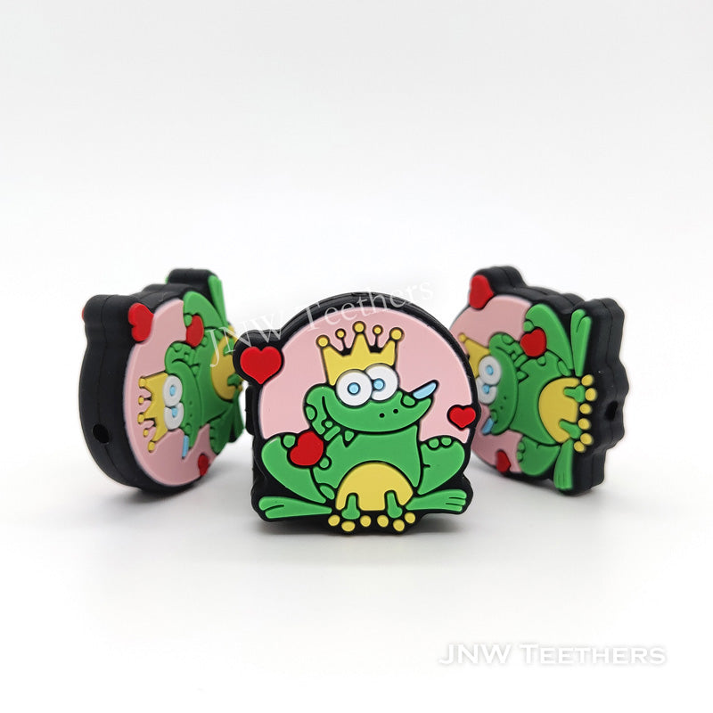 Prince Frog Silicone Focal Beads