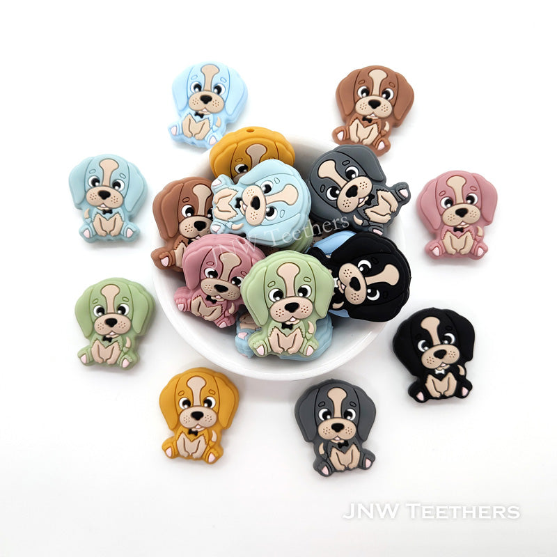 Cuentas focales de silicona para cachorros
