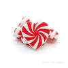 Heart lollipop silicone focal beads red