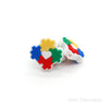Autism Theme Silicone Focal Bead