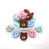 Bear head silicone focal beads