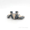 Gray cow Head Silicone Focal Beads