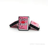 Burn book silicone focal beads pink
