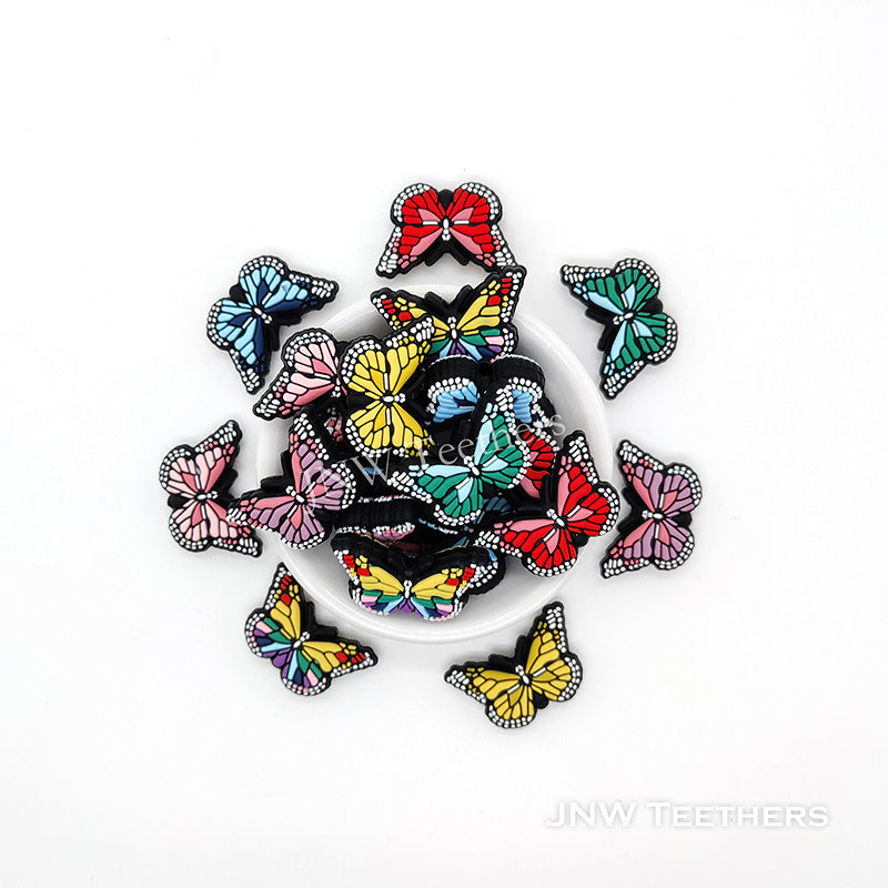 Butterfly Silicone Focal Beads