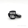 Coffee mug silicone focal beads white