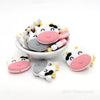 Cow Silicone focal Beads
