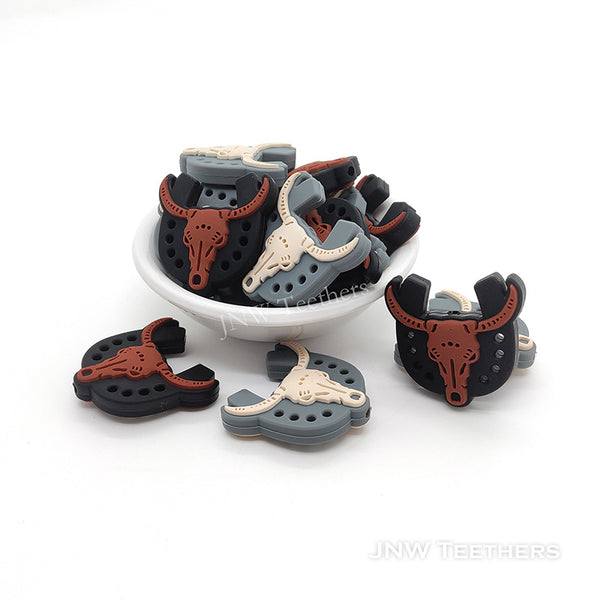 Bull Head Silicone Focal Beads
