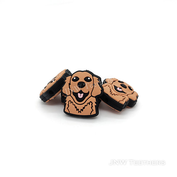 Cuenta Focal de Silicona Perro Labrador