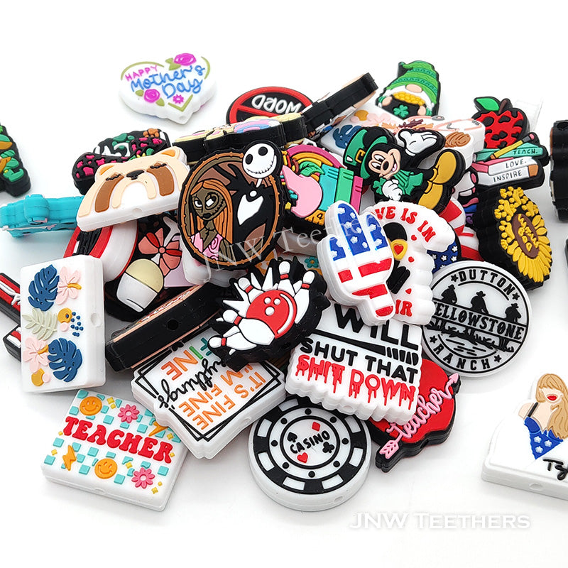 New Silicone Focal Beads