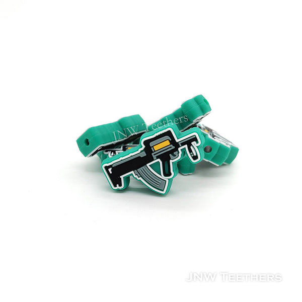 Gun Silicone Focal Beads