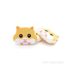 Yellow Hamsters Silicone Focal Beads