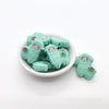 JNWTeethers mint alpaca silicone focal beads