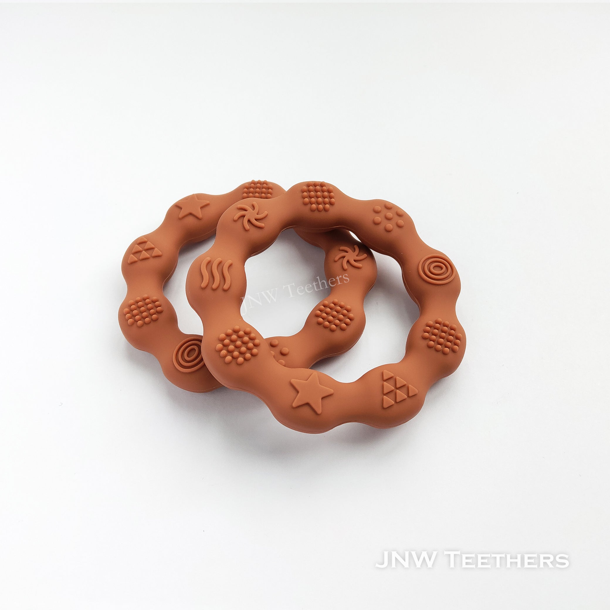 Silicone teething ring autumn glaze
