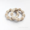 Silicone teething rings beige