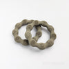 Silicone teething ring moss green
