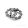 Silicone teething rings gray