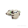 Sloth silicone focal beads gray