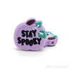 Purple Stay Spooky Halloween Pumpkin silicone focal beads