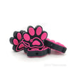 Paw stethoscope silicone focal beads fuchsia
