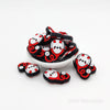 Stethoscope silicone focal beads red