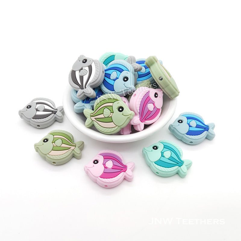 Tropical Fish Silicone Focal Beads