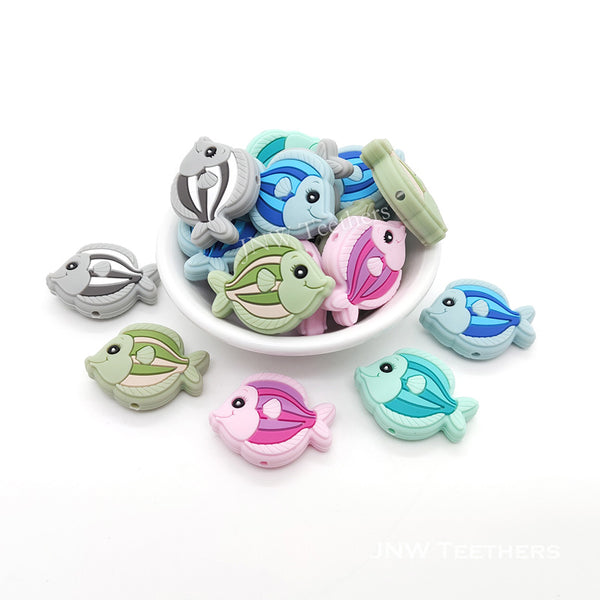 Tropical Fish Silicone Focal Beads